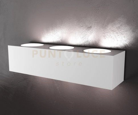 AREA APPLIQUE 6 LUCI BIEMISSIONE BIANCO 1127-A6-BI