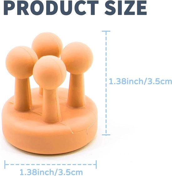 4 pezzi di Olio di Silicone Tazza per Pennello di Dentifricio Supporto per Raschietto Multifunzionale Gancio Acqua-Resistente Autoadesivo per Parete per Appendere in Bagno Cucina Camera da Pranzo Ufficio