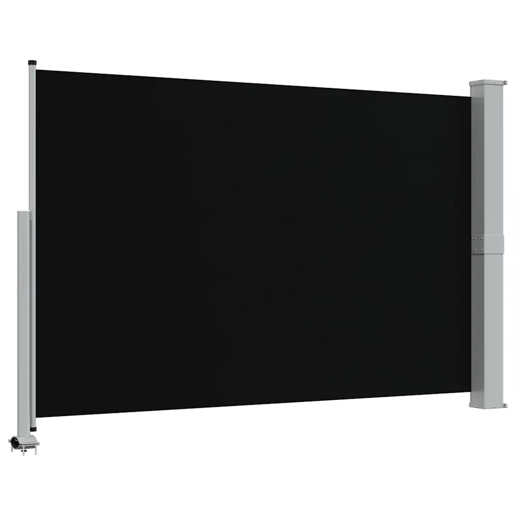 Tenda da Sole Laterale Retrattile 160 x 300 cm Nera