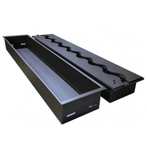FALA 200 - Bruciatore/Inserto A Bioetanolo Da Incasso Con Contenitore Di Sicurezza  150 Cm / Capienza 12,7L