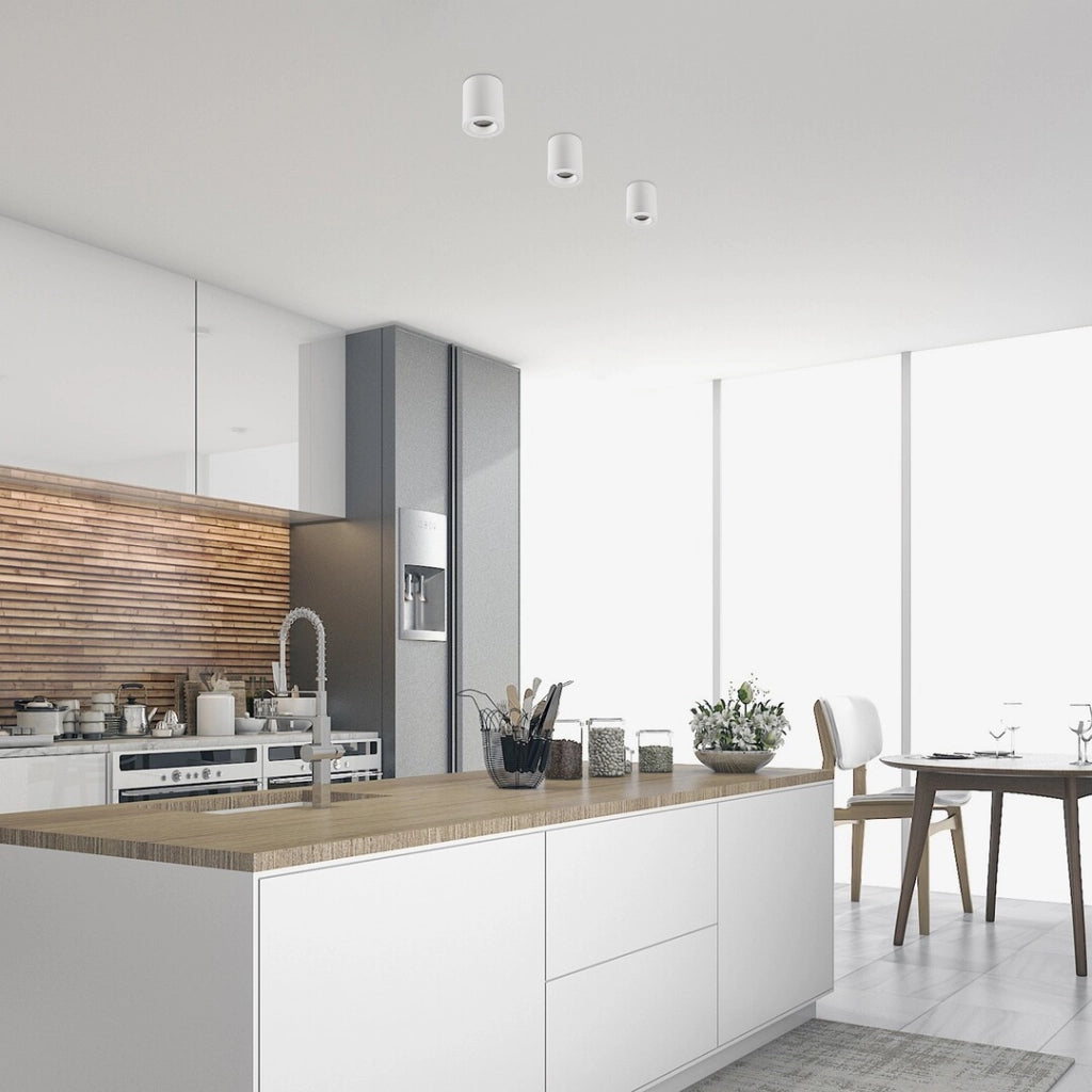 Spot soffitto cilindrico bianco Rabalux Kobald GU10 25W