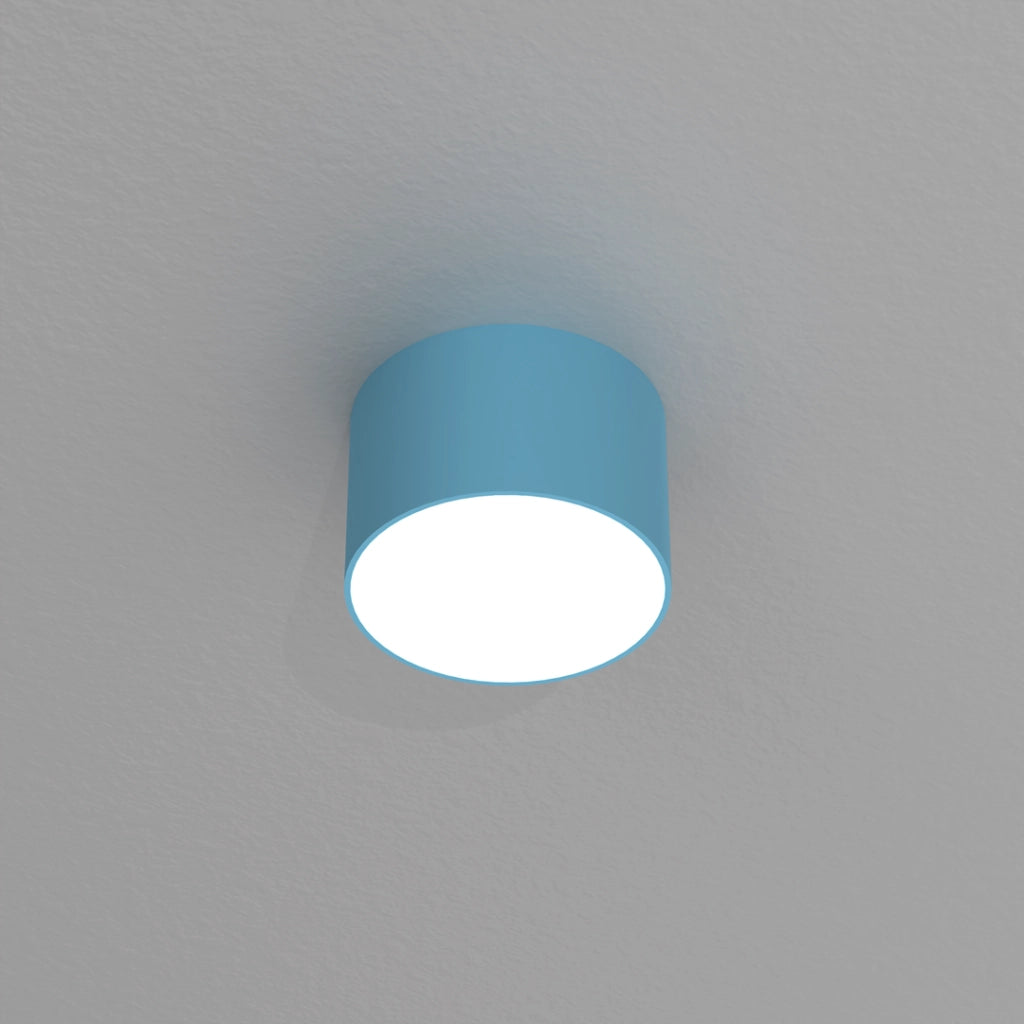 Plafoniera Milagro Dixie blu metallo 1 luce GX53 20W