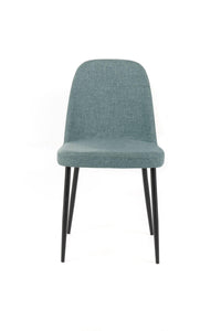 Set 4 Sedie 55x46xH85 cm in Tessuto Tamara Acquamarina