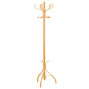 Appendiabiti da terra in legno laccato miele 45x45x182h cm