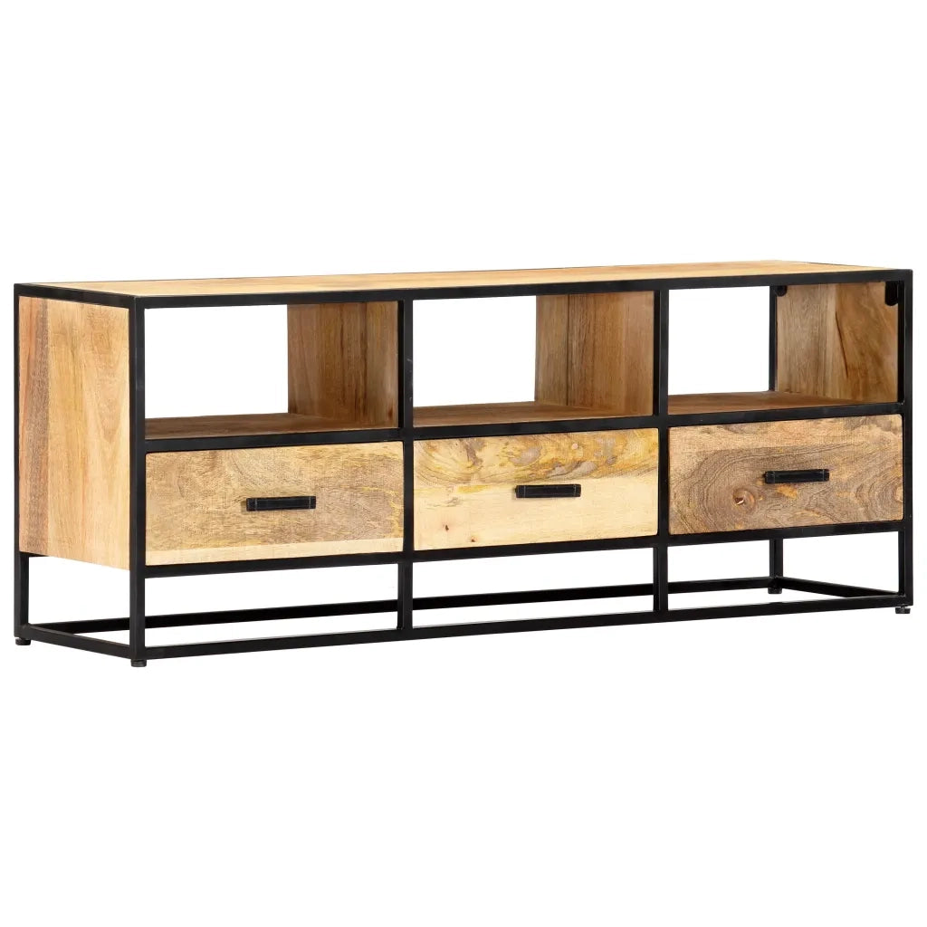 Mobile Porta TV 120x30x45 cm in Legno Massello di Mango 247742