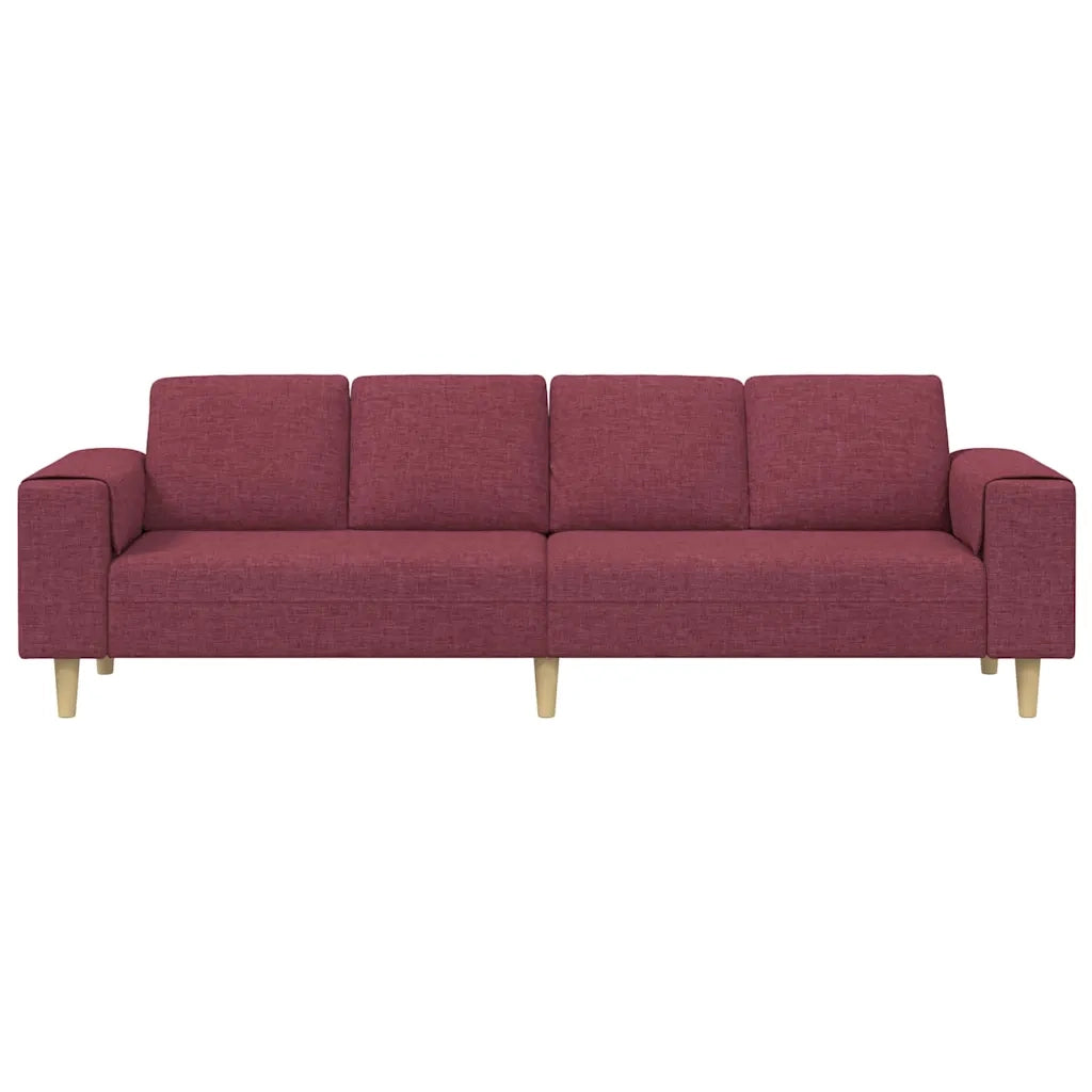 Set di divani Rosso vino Tessuto