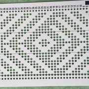 Piastra di tessitura per macchina da cucire 24 punti - 15 pezzi - Materiale duraturo - Accessori per macchina da cucire - Per macchine KH868/KH860/KH881 - Lunga durata - Piastra di tessitura