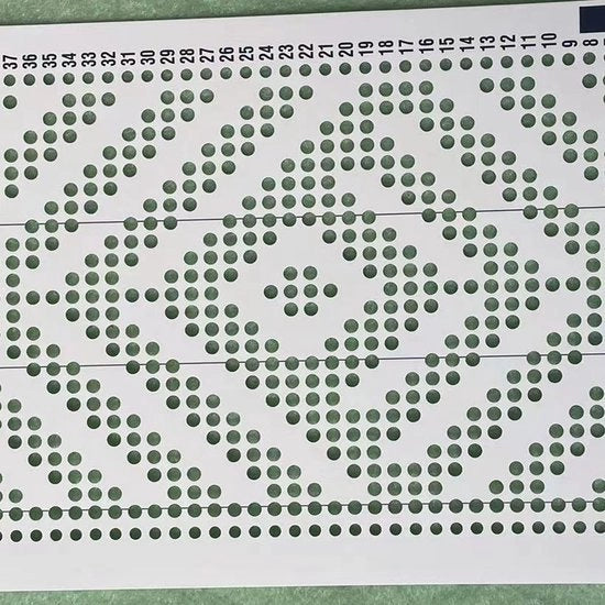 Piastra di tessitura per macchina da cucire 24 punti - 15 pezzi - Materiale duraturo - Accessori per macchina da cucire - Per macchine KH868/KH860/KH881 - Lunga durata - Piastra di tessitura