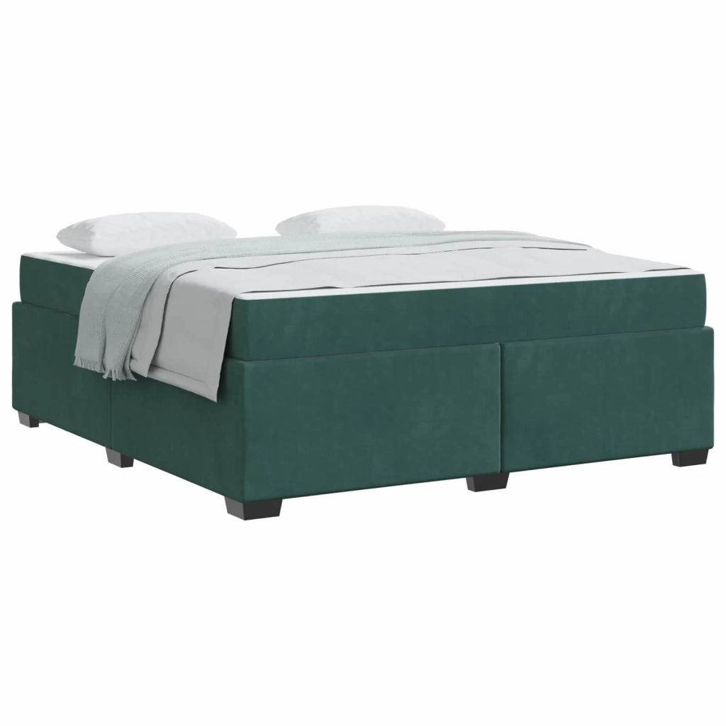 Struttura del letto Verde Scuro 180 x 200 cm Tessuto 3399305