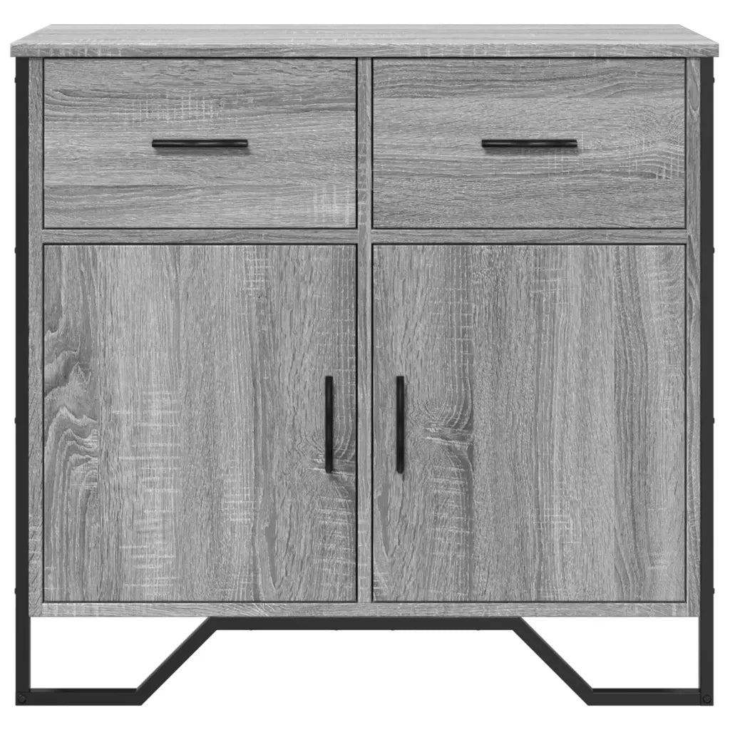 Credenza Grigio Sonoma 79,5x35,5x74,5 cm in Legno Multistrato 848547