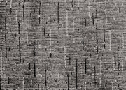 Copritavolo Salotto/Cuina Cinigliato Lavorazione Jacquard Modello Rain - 140x220 - Grigio