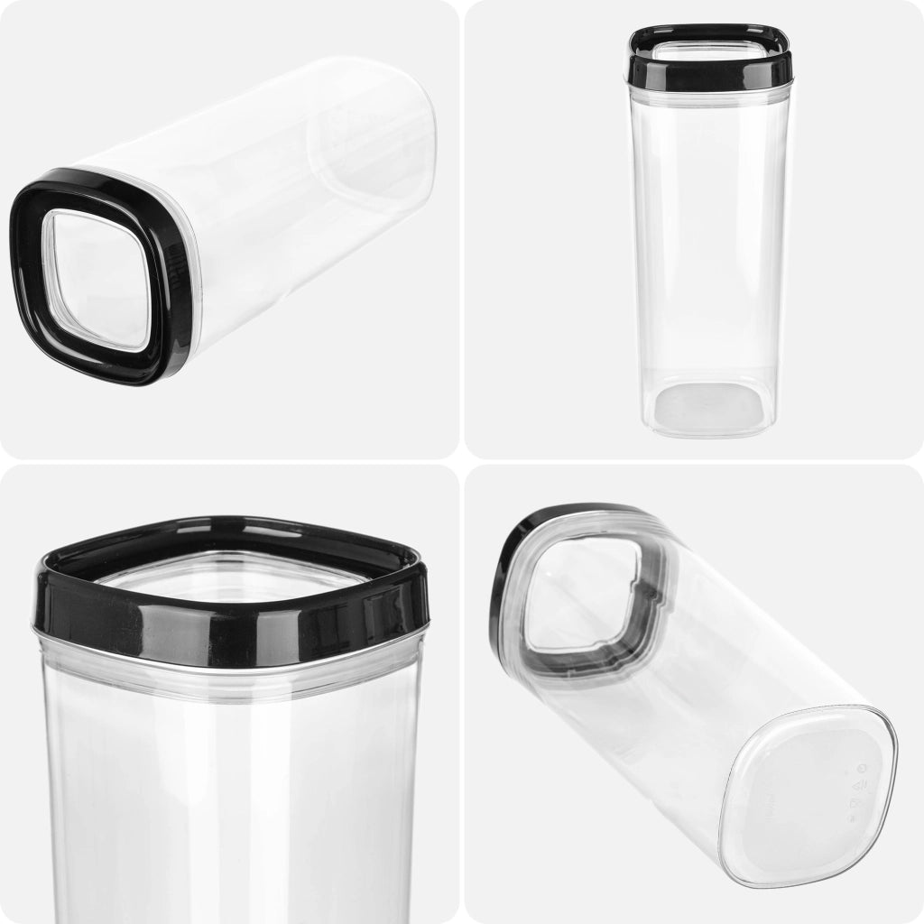 Contenitore per alimenti KADAX per prodotti secchi con coperchio, 1,8 litri, per la conservazione.