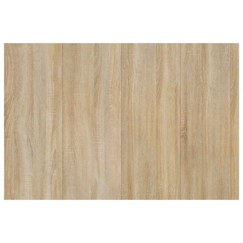 Testiera Letto-Testata del letto Rovere Sonoma 120x1,5x80 cm in Legno Multistrato