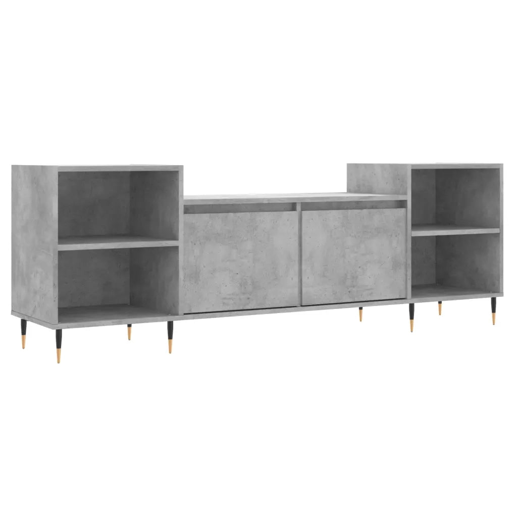 Mobile per TV Grigio Cemento 160x35x55 cm Legno Multistratocod mxl 126809