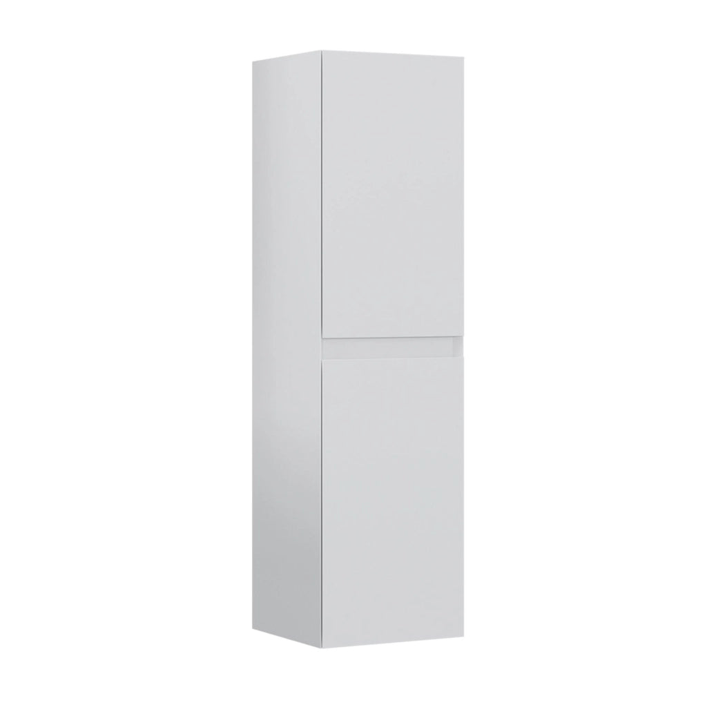 Mobile da bagno "Nest 40 v2" - 40 x 32 x 138 cm - Bianco opaco