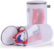 Set di Waschabdeckungen per Sneaker - Automatismo con Raccordo - Dimensione Grande - Mesh - Lavaggio Sicuro per Scarpe da Sport - Pacchetto da 2
