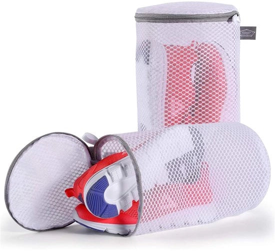 Set di Waschabdeckungen per Sneaker - Automatismo con Raccordo - Dimensione Grande - Mesh - Lavaggio Sicuro per Scarpe da Sport - Pacchetto da 2