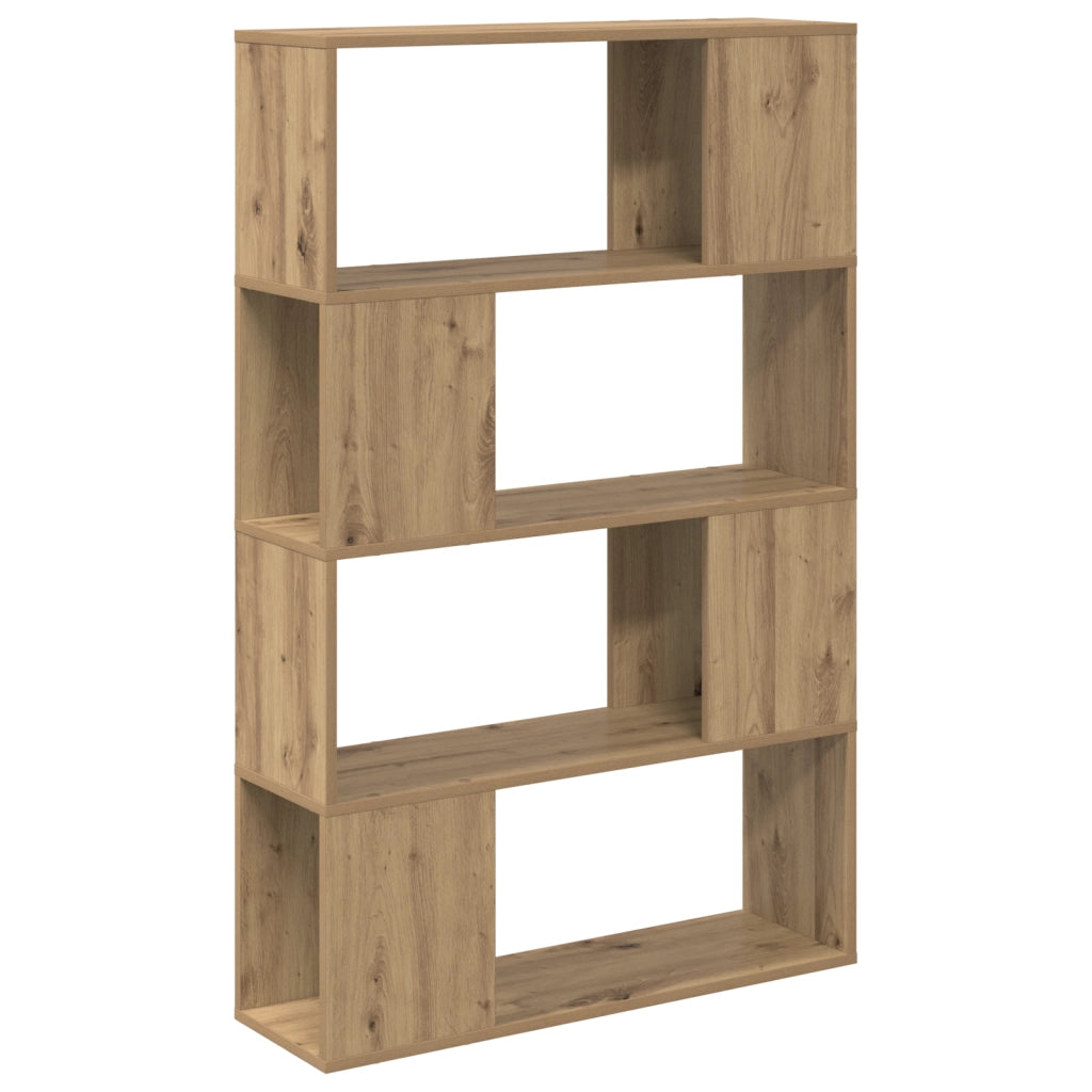 Libreria Rovere artigianale Legno ingegnerizzato 80 x 24 x 124 cm