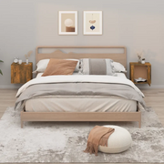 Comodini a Muro 2 pz Rovere Fumo 50x30x47 cm cod mxl 29942