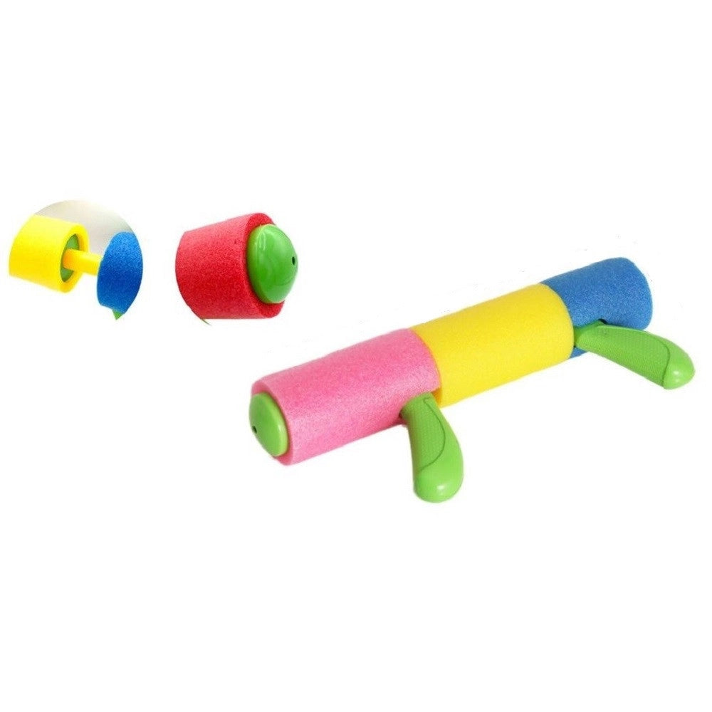 Trade Shop - Pistola Ad Acqua Tubo In Gommapiuma Colorata Manico 30x5cm Giochi Bambini 605475 -