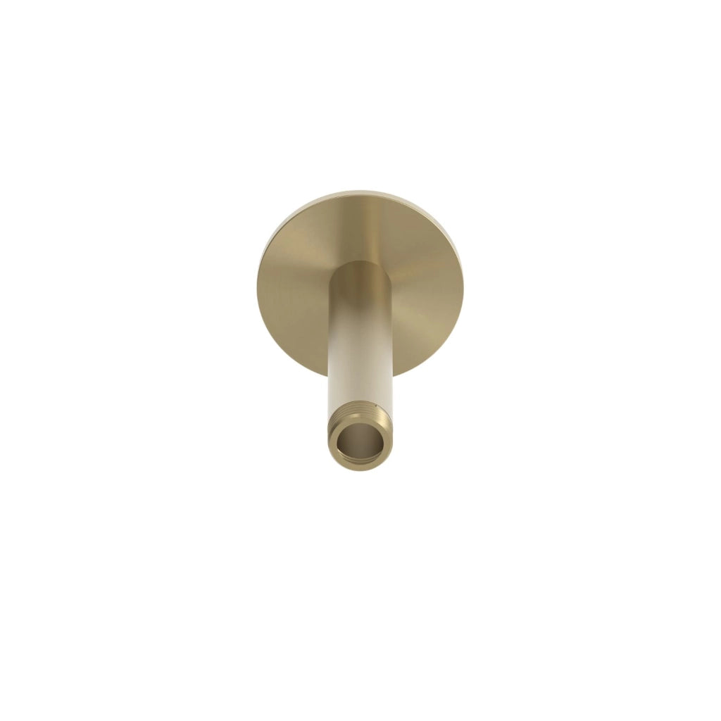SINED Braccio doccia fissaggio soffitto corto in ottone finitura oro resistente e duraturo per installazione a soffitto modello BRACCIO-DOCCIA-SOFFITTO-LEVANTE-CORTO-ORO
