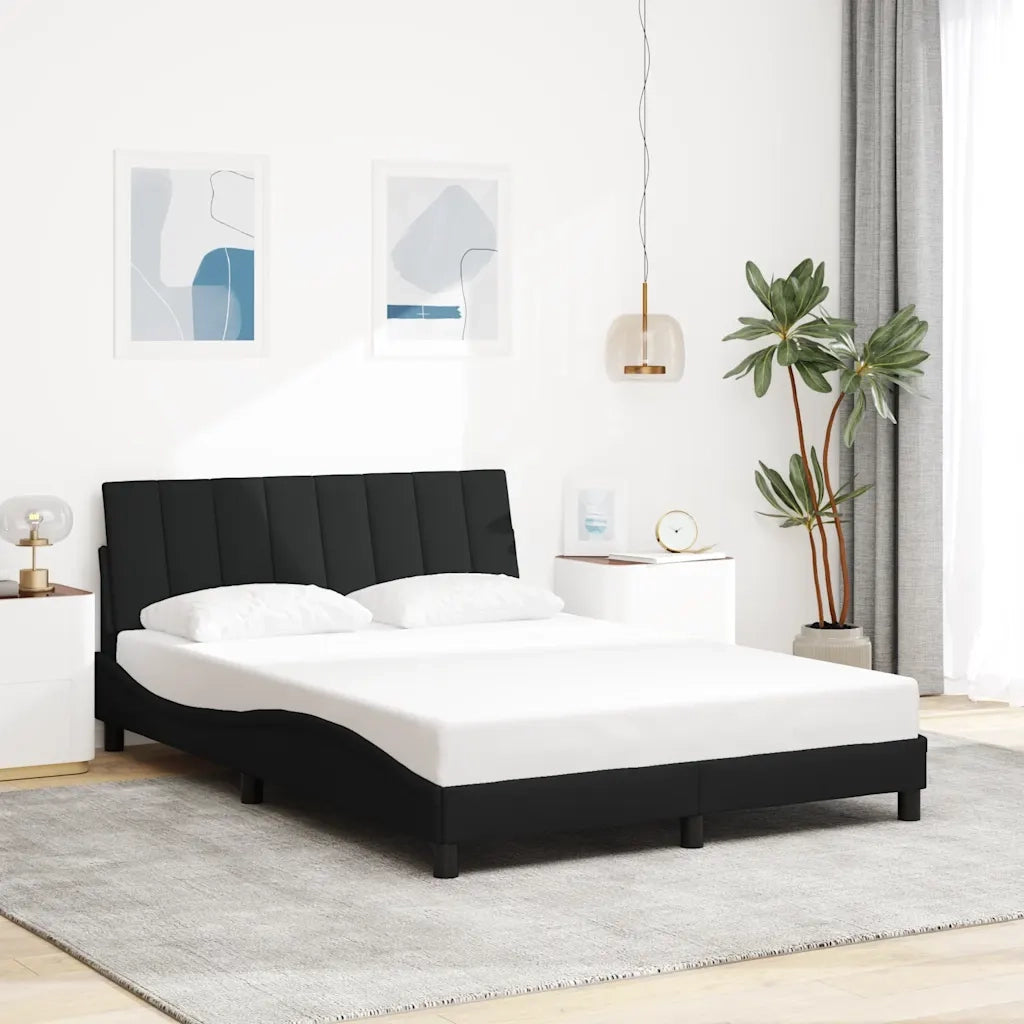 Giroletto senza Materasso Hanko Nero 120x200 cm Tessuto 3310449