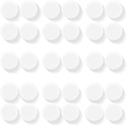 30 pezzi di magneti forti per lavagne e whiteboard - magneti rotondi per frigorifero, decorativi piccoli magneti per lavagne, scuole, uffici - minimagnetici con forte aderenza per foto e appunti (bianchi)