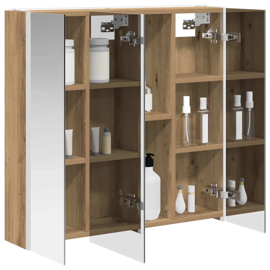 Mobiletto per specchio da bagno con porta Rovere Artigianale 889262