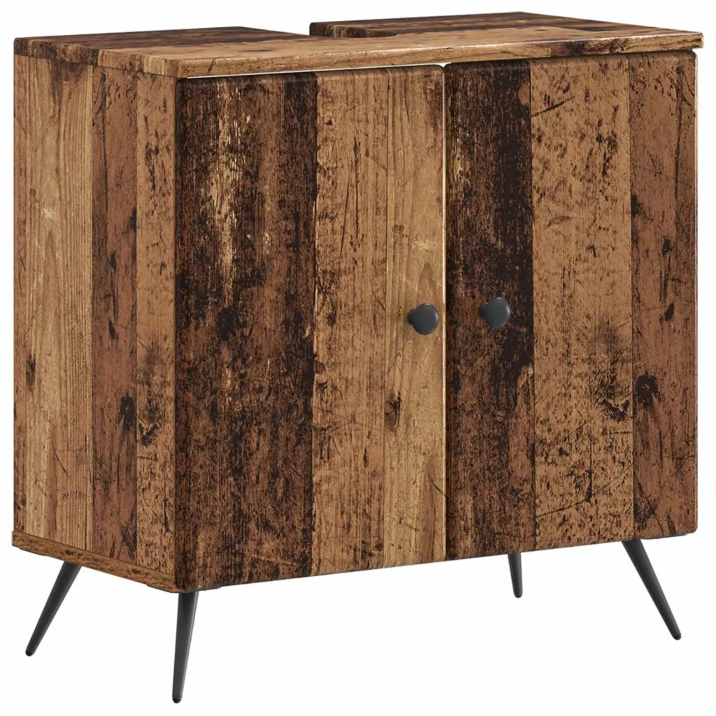 Armadio per Lavabo da Bagno BREDA Legno antico 897453