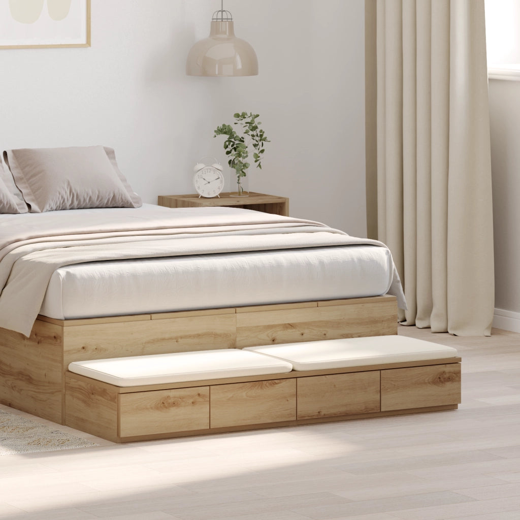 Cassetti  Artisan Oak 120x36,5x16,5 cm in Legno ingegnerizzato
