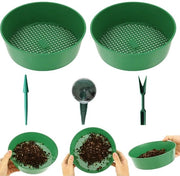 Set di giardinaggio per mini giardino/balcone - 5 pezzi di attrezzi da giardino - Plastica di alta qualità PP - Nutrizione per semi - Lame per terriccio - Idoneo per mini giardini/balconi