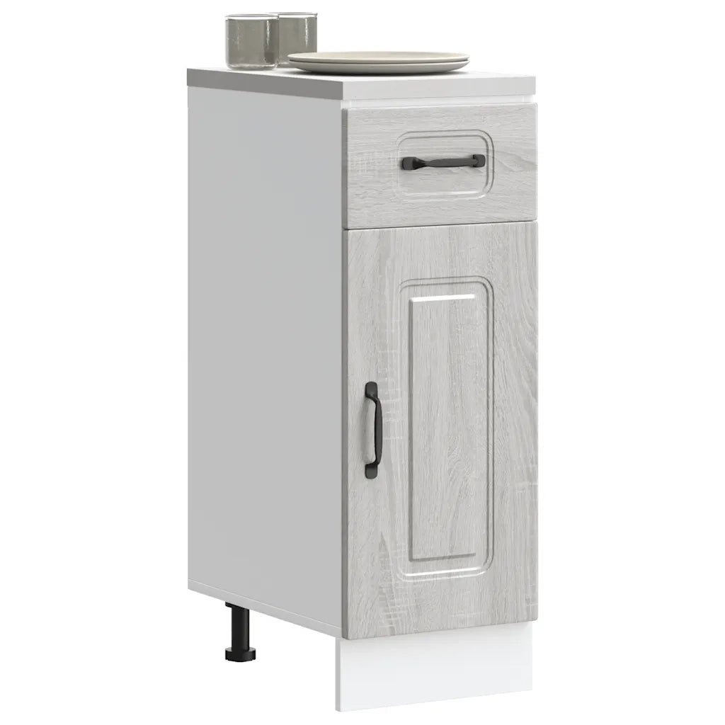 vidaXL Base da Cucina Kalmar Grigio Sonoma in Legno Multistrato