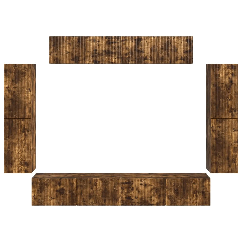 Mobile TV 8 pcs Rovere fumé