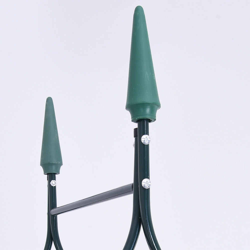 Arco da Giardino Supporto per Rose e Piante Rampicanti in Metallo Altezza 240 cm