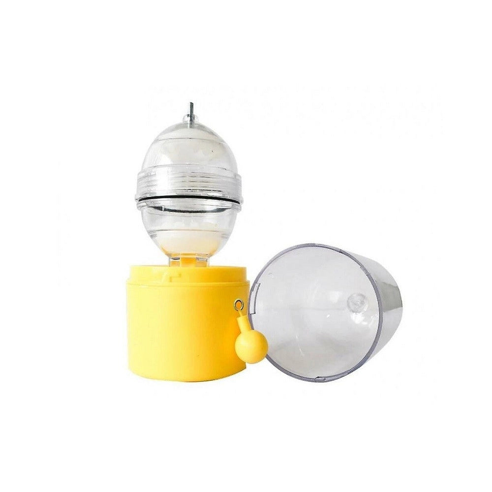 Trade Shop - Scuotitore Agitatore Frullino Per Uova In Plastica Scuotiuova Manuale Q-t191 -