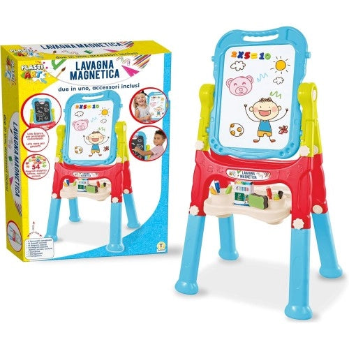 Lavagna magnetica due in uno con accessori inclusi, Teorema, Eta 3+