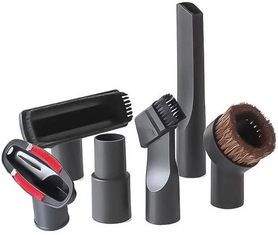 Accessori per aspirapolvere 6 pezzi - Testine per aspirapolvere - Adatti per 32mm - Leggeri - di alta qualità PP - Ideali per capelli di animale - Testine per aspirapolvere