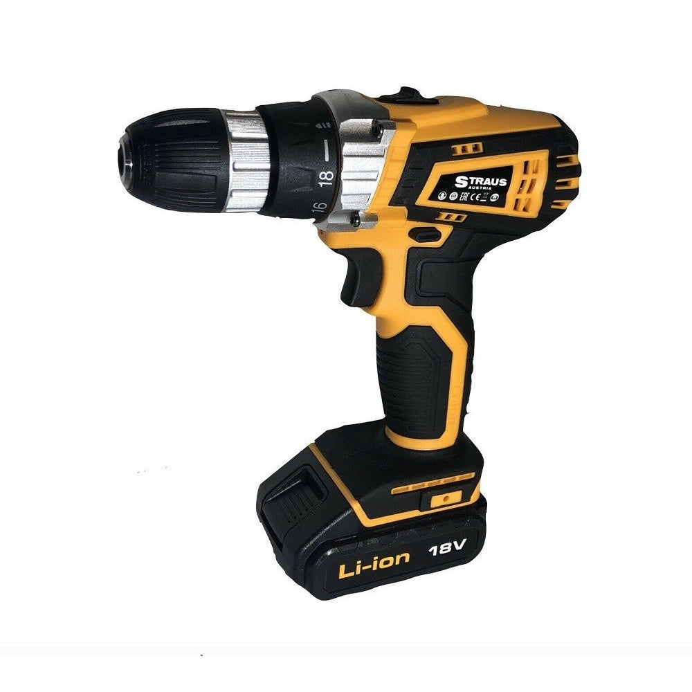 Trade Shop - Set 2pz Trapano Elettrico 710w + Avvitatore Doppia Batteria 18v Accessori Iw017 -