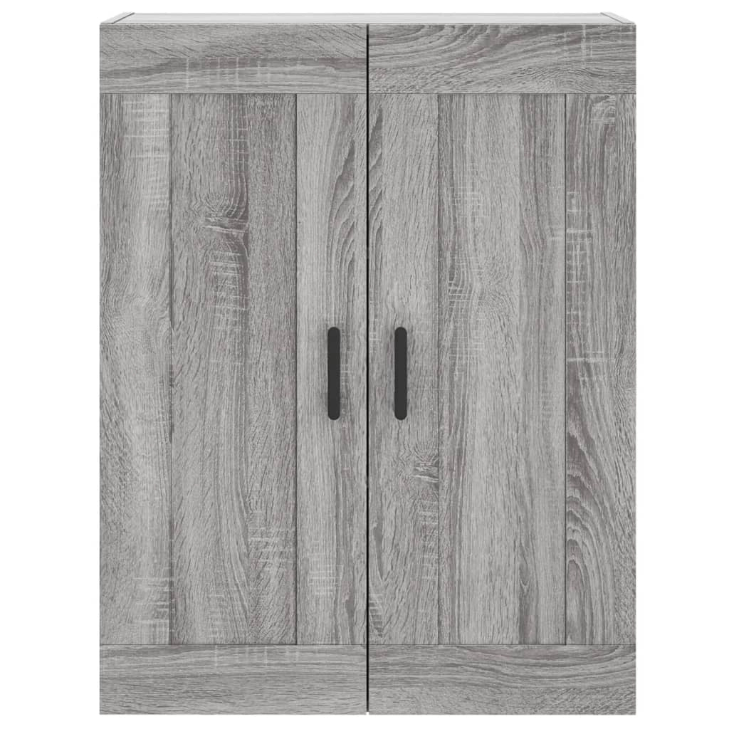 Buffet credenza cassettiera armadio mobile contenitore organizer cucina soggiorno salotto rovere Sonoma alto 69,5 x 34 x 180 cm legno ingegnerizzato grigio 02_0035408