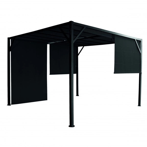 Gazebo cubo nero 300x400xH210 cm
