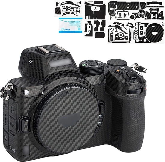 Copertura protettiva per corpo della macchina fotografica in fibra di carbonio 3M anti-schegge per macchina fotografica DSLR
