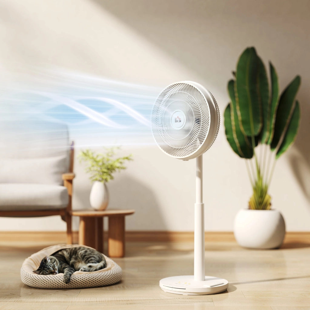 Ventilatore 3 Modi LED Oscillante ¨C zephmum ¨C Plastica Bianco