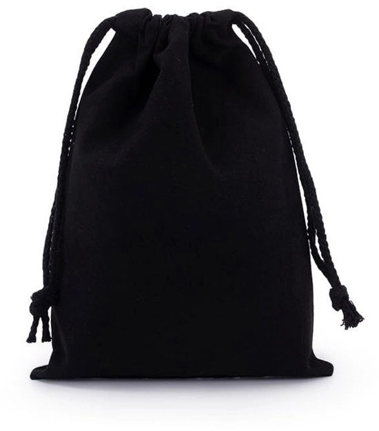 Zaketti in cotone 18 x 25 cm - Zaketti con corda - Zaketti per regali - Riscaldabili - Resistenti - Sostenibili - Sacchetto per regalo