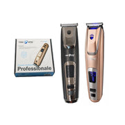Trade Shop - Rasoio Taglia Capelli Elettrico Regola Barba Ricaricabile Display Pg102 -