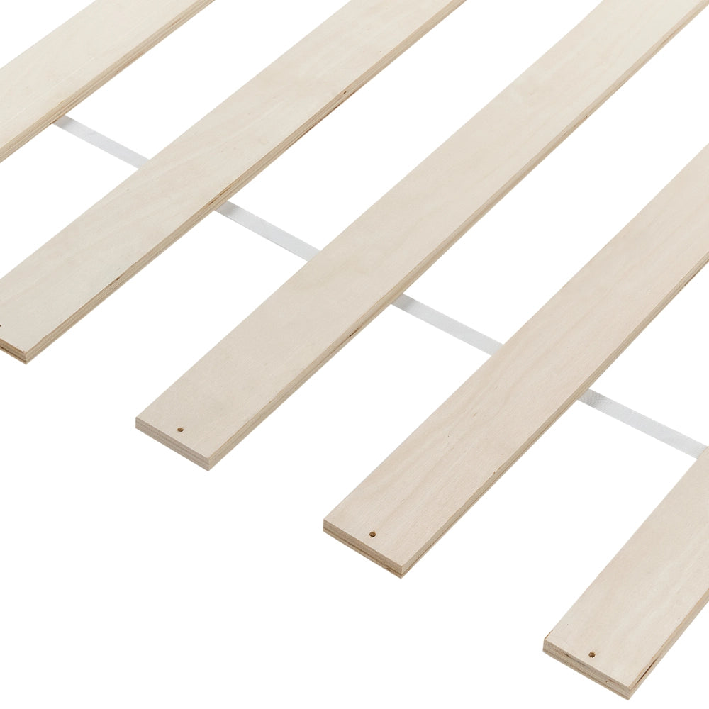 Letto singolo moderno con rete a doghe in legno di pino grigio 90 x 200 cm cameretta moderna