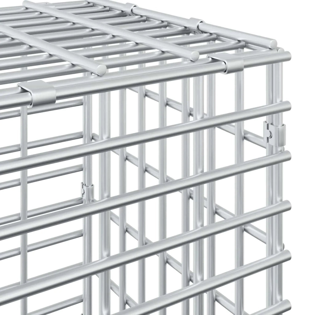 Gabione con Filo da 3,5 mm e Rete da 5x10 cm 50x10x150 cm 3462547