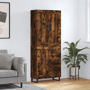 Credenza Rovere Fumo  69,5x34x180 cm in Legno Multistrato 3200030