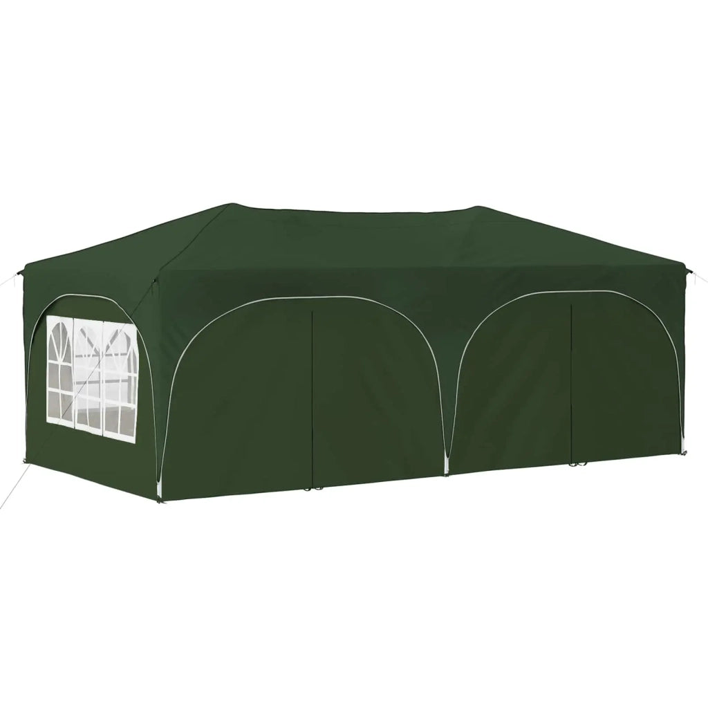 Tenda per feste a pop-up-Gazebo Verde 575 x 288 x 245 cm 671071