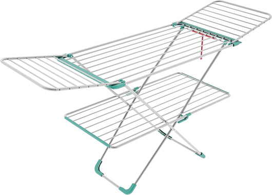 Stendino Stendibiancheria Doppio in Alluminio antiruggine salvaspazio COLOMBO