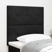 Testiera Nero 80 cm Velluto 3337791